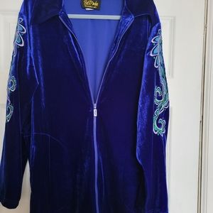 Bob Mackie zip up